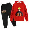 Conjunto de suéter para niños sudadera con capucha suéter dos piezas deportes al aire libre nuevo casual popular comercio exterior Ninja