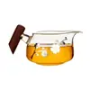 Fabricante Vidrio Té Hai Gongdao Taza Enano Madera Pájaro Flor de Ciruelo Taza Masculina Lateral Mango de Madera a Taza de Té Divisor de Té Pico de Águila Taza Masculina