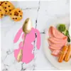 Bolsa Portacubiertos de Conejo de Pascua de 4 Piezas Bolsa Portacubiertos de Fieltro Cubierta para Cubiertos Adecuada para Cuchillo y Tenedor Resurrección