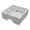 Caja de registro abierta tipo 86, 50 mm de profundidad, caja abierta 50, base para interruptor universal, caja de conexiones ignífuga elevada, caja de conexiones