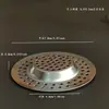 Diâmetro Externo 7,3cm Ralo de Chão para Esgoto de Banheiro Filtro Anti-Entupimento Tampa de Ralo de Chão em Aço Inoxidável Filtro de Pia