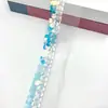 Tela de Malla con Lentejuelas Iridiscentes y Encaje Bordado de Stock Listo del Fabricante para Disfraces de Escenario, Ropa Infantil y Accesorios para Ropa de Baile
