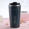 Nueva Taza Térmica de Acero Inoxidable 304 de Doble Pared Portátil para Coche para Hombres y Mujeres Taza de Acompañamiento para Negocios Venta al por Mayor