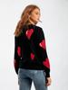 Atmósfera navideña sentido de diseño nicho sentido de diseño amor suéter de felpa suéter suave pegajoso top para mujer otoño e invierno 2023 Nuevo