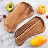 Ventas Directas de Fábrica Madera de Acacia Preferida Tabla para Sushi Pizza Pan Plato de Cena Tabla de Cortar Bandeja Venta al por Mayor
