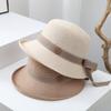 Sombrero de pescador para mujer, de primavera y otoño, para viajes, estilo británico, informal, combinable, de punto japonés, aspecto pequeño
