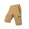 Shorts Cargo Masculino para Trabalho ao Ar Livre Secagem Rápida Leve Respirável Solto Reto Praia Caminhada Casual Resistente ao Desgaste