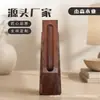 Estojo de Caneta Dobrável de Madeira de Nogueira, Presente Empresarial, Caixa de Armazenamento para Caneta Única, Direto da Fábrica de Origem, Pode Ser Gravado com Logo