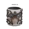 Barbería Creativo Personalizado Calavera Soporte para Tijeras Peine Herramienta de Peluquería Almacenamiento Muebles de Barbería