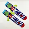 Explosiones Rojas de Internet Transfronterizas Joyería Infantil Calcetines Tendencia de Personalidad Dibujos Animados Lazo Perro Niña Calcetines de Princesa Calcetines al por Mayor