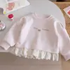 Sudadera para Niñas Estilo Coreano Sudadera Primavera y Otoño 2026 Nuevo Estilo Versátil Elegante Manga Larga para Bebé Ropa Infantil