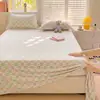 Juego de Sábanas de Terciopelo de Leche Invierno Clase A Pieza Única 180x200 Espesado Suave Terciopelo de Coral Dormitorio Persona Sola Funda de Almohada Juego de Tres Piezas