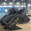 Bica de alimentação para máquina de carregamento de rochas tipo ancinho, chapa curva removível resistente ao desgaste com canaleta central, acessórios para máquina de carregamento de rochas para túneis
