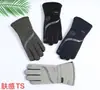 Guantes cálidos para hombre y mujer, invierno, esquí, motocicleta, algodón y engrosamiento con forro polar, resistentes al viento, resistentes al frío, para montar al aire libre, guantes de algodón