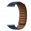 Correa de bucle de cuero magnético de dos tonos, segunda generación, compatible con Apple Watch Series 9, 10, 11 y iWatch Ultra