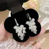 Pendientes de Moda de Aguja de Plata 925 con Cubos de Perla de Venta Caliente Pendientes Dulces de Nicho de Gama Alta Pendientes de Diseño Exquisito