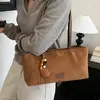 Comercio Exterior Bolso Tote Retro Europeo y Americano Esmerilado para Mujer 2026 Nueva Llegada Principios de Otoño Gran Capacidad Bolso de Hombro Único de Gama Alta