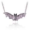 Halloween Bat Colar Diablo Rosa gargantilha Gótico Vampiro Pirata Skull Set