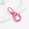 Gancho de Resorte Colorido Hebilla Llavero Colgante Pequeño Aro de Resorte Colorido Hebilla de Anillo Accesorios para Joyería DIY
