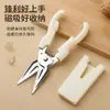 Tijeras de Cocina Acero Inoxidable Domésticas Fuertes Tijeras para Huesos de Pollo Tijeras Multifuncionales para Cortar Pollo, Pato y Ganso con Cabeza Grande Tijeras para Huesos de Pollo
