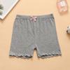 Pantalones de seguridad de verano para niñas, leggings antiluz para niños, pantalones de tres piezas de modal con orejas de mariposa, pantalones cortos para bebé