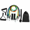 Set de cuerdas de resistencia de 11 piezas, entrenador de resistencia para fitness, cuerda elástica para expandir el pecho en casa, equipo de entrenamiento de fuerza