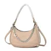 Bolsas Femininas Modernas e Estilosas com um Toque de Luxo, Nova Bolsa de Ombro com Corrente Versátil, Bolsa de Ombro Versátil, Bolsa Transversal Fashion