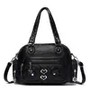 Bolsa Feminina 2026 Nova Bolsa de Ombro em Couro Macio Versátil Texturizada Bolsa Transversal Feminina Grande Capacidade Leve Bolsa de Mãe