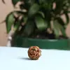 Talla en Madera de Durazno Accesorios Lindos para Riqueza Instantánea, Accesorios de Juguete Cultural DIY, Cuentas para Pulsera, Colgante de Hilo