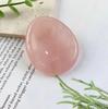 Herramienta de Raspado de Piedras Preciosas Más Vendida Transfronteriza de Amazon, Cuerno Natural de Cristal Rosa con Forma de Corazón para Relajar Músculos, Activar la Circulación y Masaje de Belleza