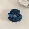 Goma para el pelo de tela de color liso versión coreana 2026 para mujer, accesorio para el pelo simple y versátil para coleta y moño
