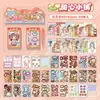 Libro de frijoles para vestir Xin Mo Shanshan Pegatinas Divertidas Librito de Bolsillo Pegatinas de Juego de Vestir Escenas Decoración de Diario