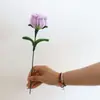 Directo del fabricante: Palitos trenzados de rosa e hibisco, flores terminadas en múltiples colores, ramos de regalo para el Día de San Valentín y cumpleaños para novia