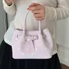 Bolsa de Cubo con Lunares para Niña, Bolso Tote Versátil Estilo Coreano de Gran Capacidad, Bolso de Hombro de Moda de Nicho