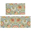 Alfombrillas Absorbentes para Puerta de Cocina Transfronterizas para el Hogar Juego de Dos Piezas de Alfombrillas Alfombrillas para Puerta de Cocina Alfombrillas para Baño Alfombrillas Antideslizantes