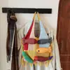 Bolso de Hombro Tejido Casual de Moda Tendencia Nueva Estilo Perezoso para Mujer Bolso Tote Versátil