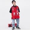 Ropa de Moda Infantil Hip-hop Traje Estilo Motociclista Hip-hop Marca de Moda para Niños Ropa Infantil Ropa de Mesa Hip hop para Niños Femenino