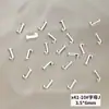 Joias de unha de liga X41 atacado metal estéreo 26 letras inglesas mistas acessórios de decoração de unha diy