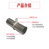 Acero Inoxidable 304 Aro Único de Alambre de Acero Abrazadera para Garganta de Aro Abrazadera para Tubo Mandril de Abrazadera para Tubo Abrazadera para Tubo de Agua Abrazadera de Alambre de Acero para Manguera