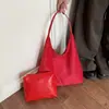 Bolso de mano de terciopelo grande de dos en uno estilo retro para el día a día, bolso de hombro de invierno, bolso de gamuza versátil estilo 2026