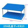 Suporte de Armazenamento CNC para Brocas Fresadoras 187 Furos Suporte para Mandril de Pinça Suporte para Pinças Prateleira Empilhável Multicamadas