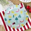 Fiesta de cumpleaños con temática de frutas de verano, decoración para adultos, vaso de papel desechable, plato de papel, pajita, accesorios para fotos