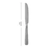 Cuchillo, Tenedor, Cuchara de Acero Inoxidable con Patrón de Puntos, Cuchillo para Bistec Simple de Restaurante, Tenedor, Cuchara para Sopa, Tenedor y Cuchara para Postre, Juego de Cubiertos Occidentales para Hotel