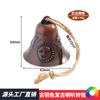 Sino de Natal Vintage Sino de Cânhamo Metal Sino de Ferro Sino Pingente de Árvore de Natal Joia Europa e Estados Unidos Presentes Quentes