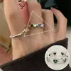 Anillo de Cubo Arcoíris de Tres Lados para Mujer, Moderno, Sencillo, Único, Estilo Japonés y Coreano, Temperamento Dulce, Anillo Abierto Ajustable para el Dedo Índice