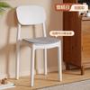 Silla de Comedor de Plástico Engrosado para Uso en Casa, Silla de Mesa de Comedor Moderna Minimalista, Taburete Comercial de Restaurante de Moda con Respaldo