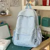 Bolso de Hombro Doble Estrella de Alto Valor Estilo Coreano Diseño de Nicho Mochila para Chicas de Secundaria Gran Capacidad para Viajes Diarios Ligero