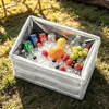 Caja de Almacenamiento para Camping, Caja de Almacenamiento Plegable Personalizada, Caja Organizadora Portátil para Picnic al Aire Libre, Logo Personalizable, Personalización de Regalo