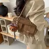 Bolsa feminina única e de nicho estilo coreano, novo modelo da primavera de 2026, requintada e estilosa, bolsa de ombro e transversal simples e casual