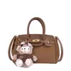 Moda coreana y japonesa color block 2026 nuevo bolso de hombro grande para mujer de otoño, bolso cruzado tipo Kelly para el trabajo